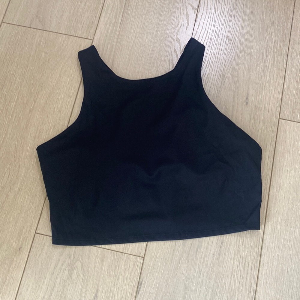 Women's Solid Yoga Wirefree Sports Bra With Padded, Gym Workout Running Tank Top